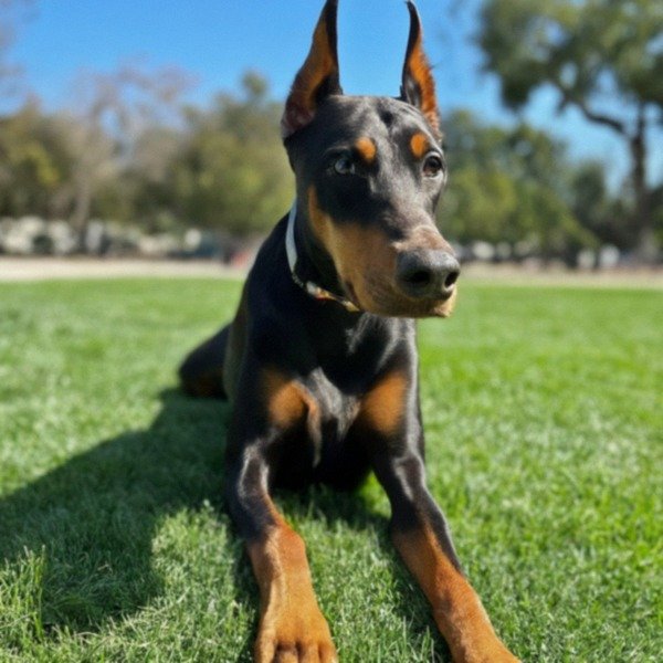 Doberman in Pasadena, California