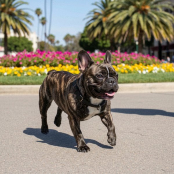 french bulldog in Hollywood, California