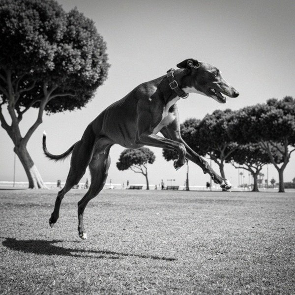 greyhound in Long Beach, California
