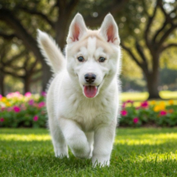 husky in Corona, California