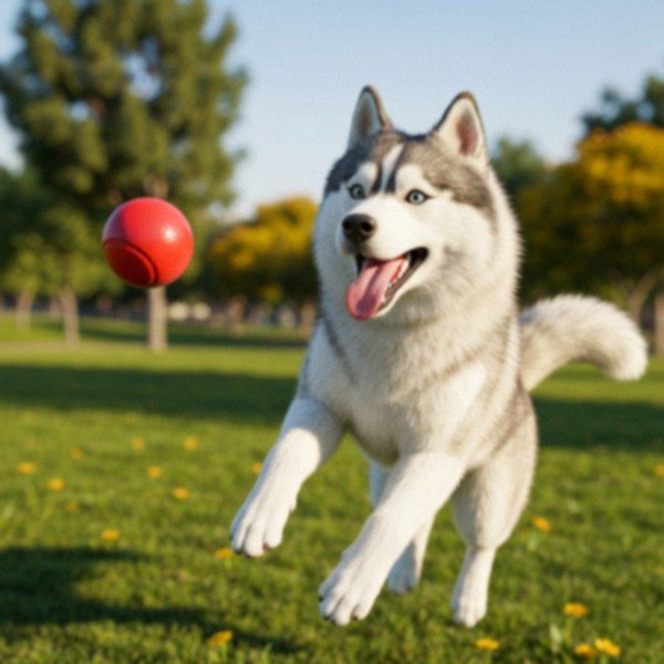 husky in Moreno Valley, California