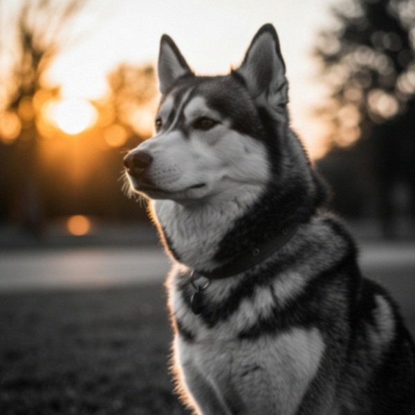 husky in Reno, Nevada
