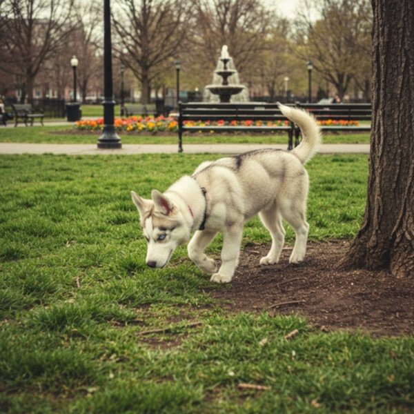 husky in Yonkers, New York