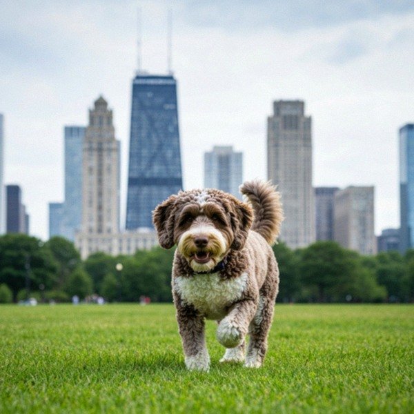 labradoodle in Chicago, Illinois