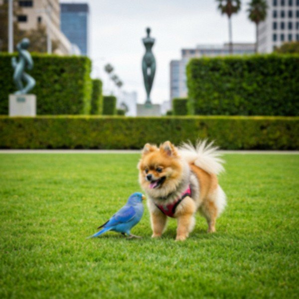 pomeranian in Los Angeles, California