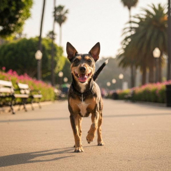 rat terrier in Los Angeles, California