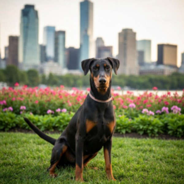 doberman in Jersey City, New Jersey