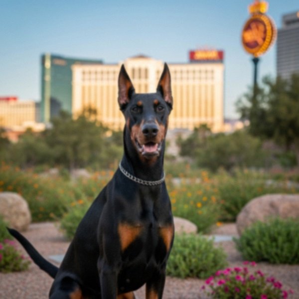 doberman in Las Vegas, Nevada