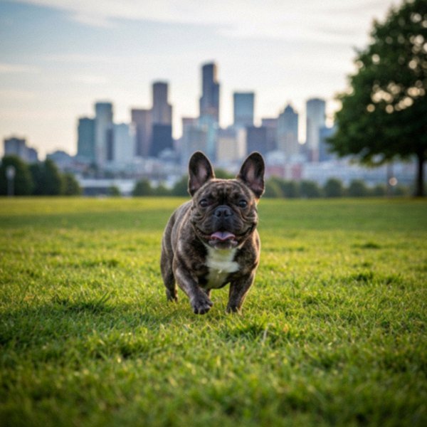 french bulldog in Seattle, Washington