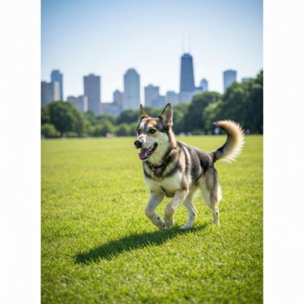 german shepherd husky mix in Chicago, Illinois