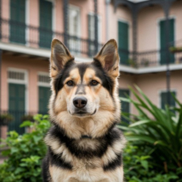 german shepherd husky mix in New Orleans, Louisiana