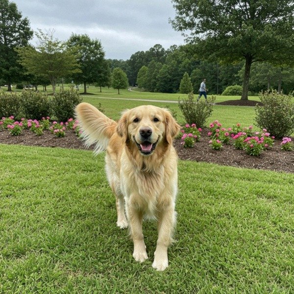 golden retriever in Charlotte, North Carolina