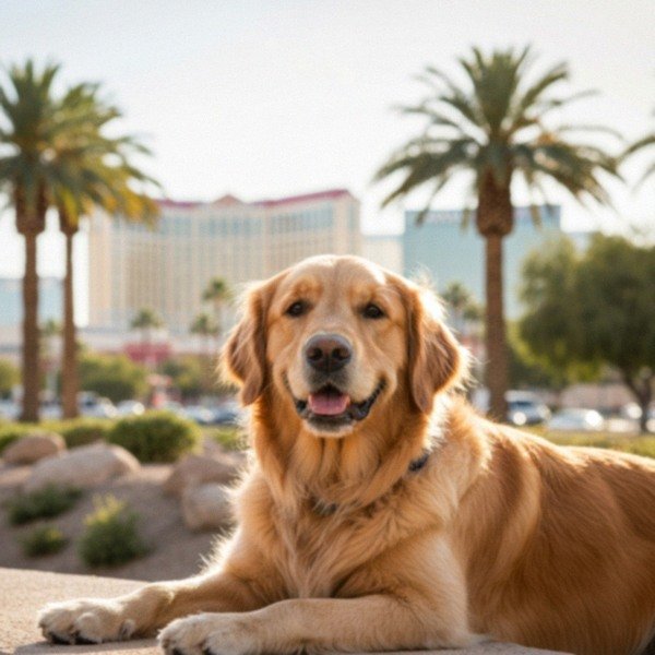 golden retriever in Las Vegas, Nevada