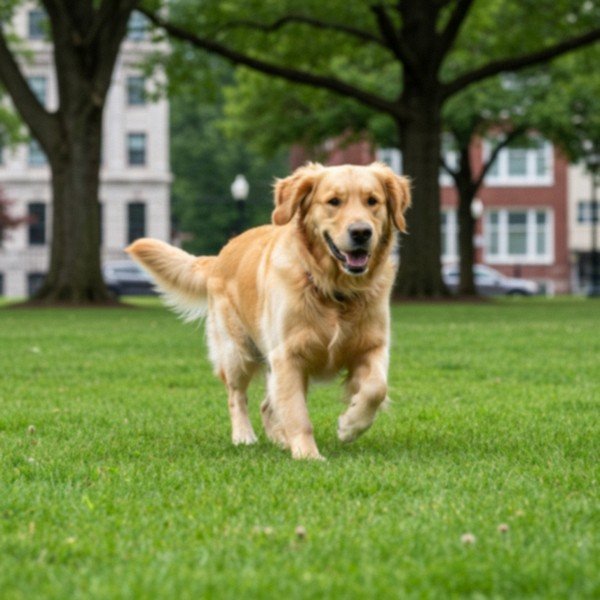 golden retriever in Springfield, Massachusetts