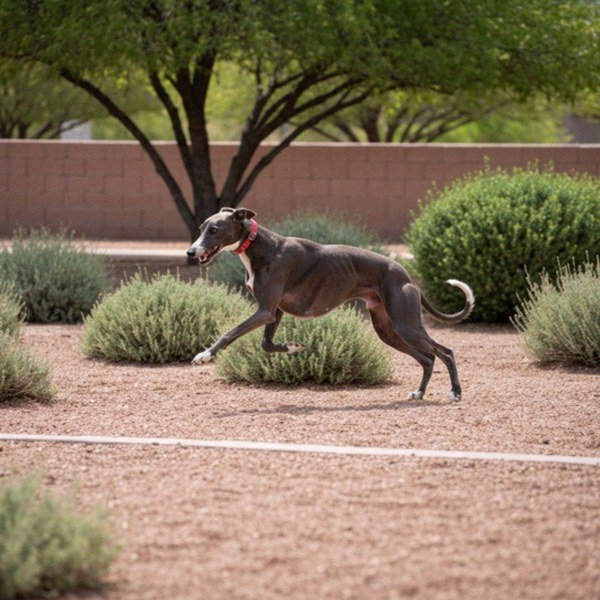 greyhound in Albuquerque, New Mexico