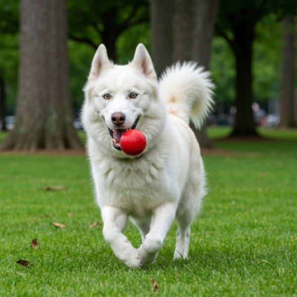 husky in Durham, North Carolina