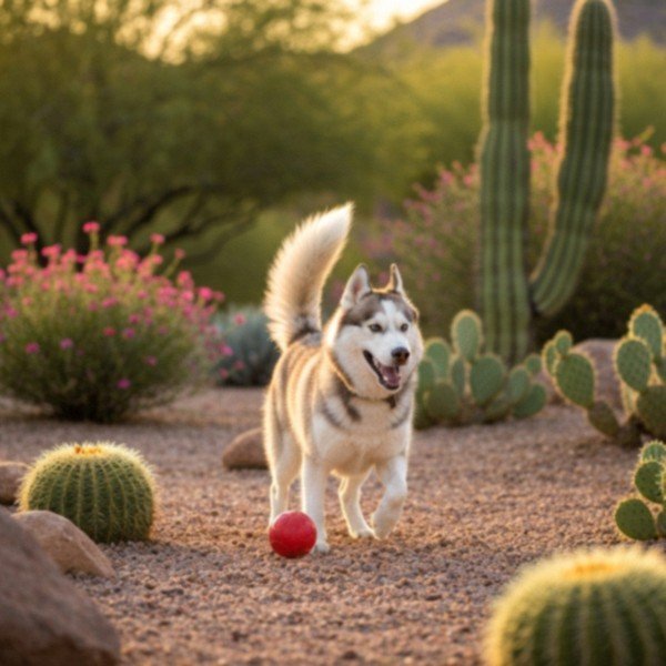 husky in Scottsdale, Arizona