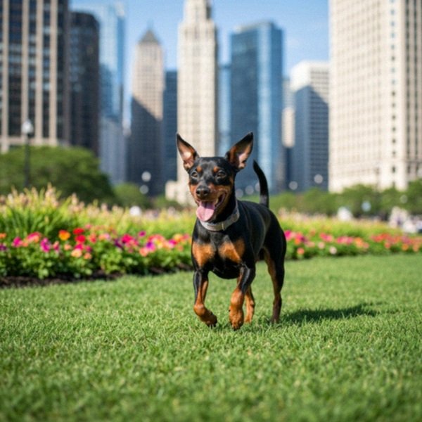 miniature pinscher in Chicago, Illinois