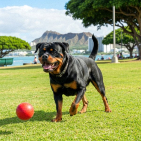 rottweiler in Honolulu, Hawaii