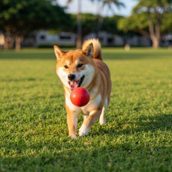 shiba inu in Honolulu, Hawaii