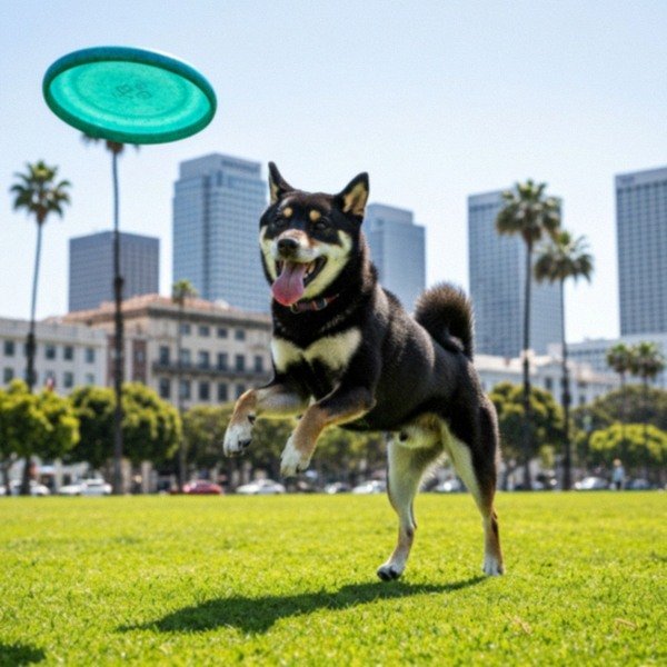 shiba inu in Los Angeles, California