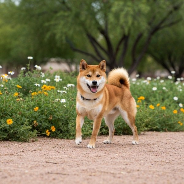 shiba inu in Phoenix, Arizona