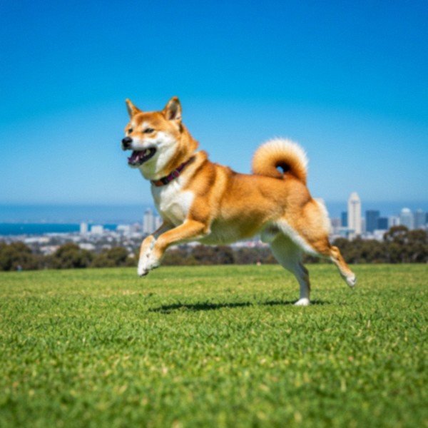 shiba inu in San Diego, California