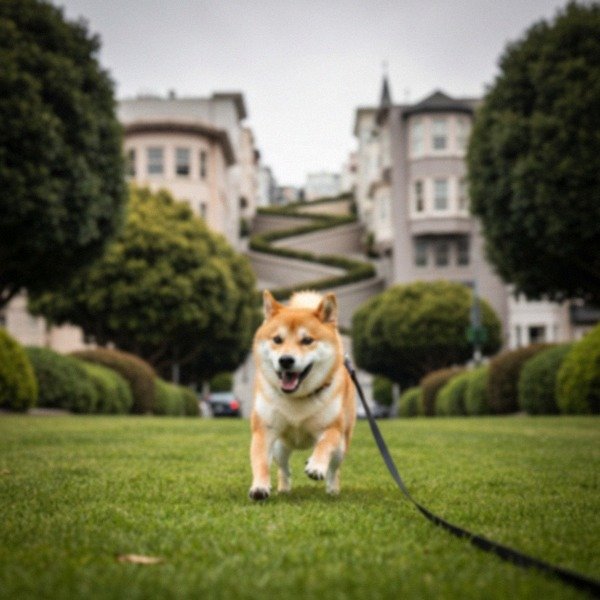 shiba inu in San Francisco, California