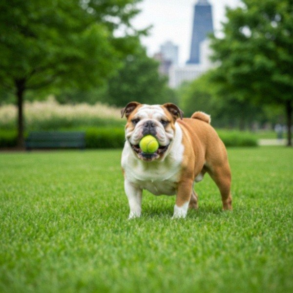 English Bulldog in Chicago, Illinois