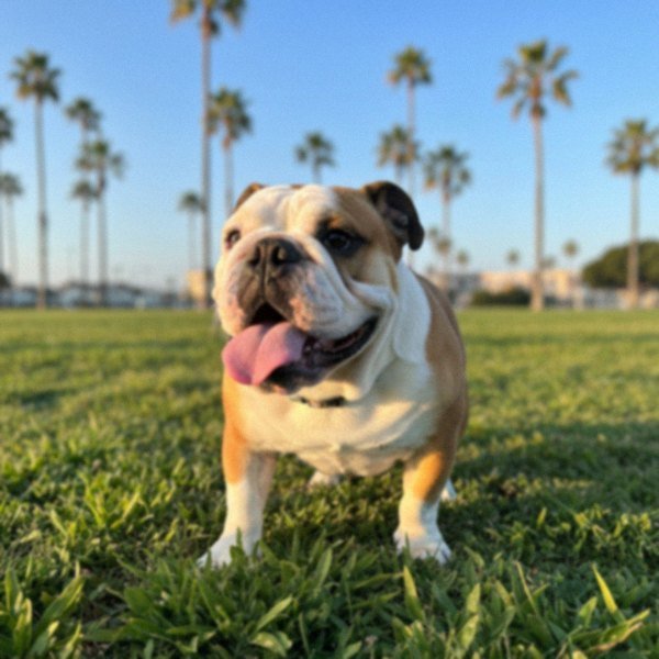 English Bulldog in Long Beach, California
