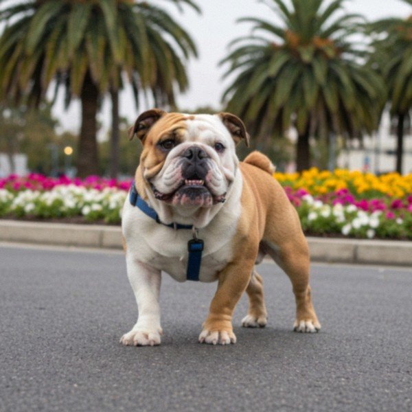English Bulldog in Los Angeles, California