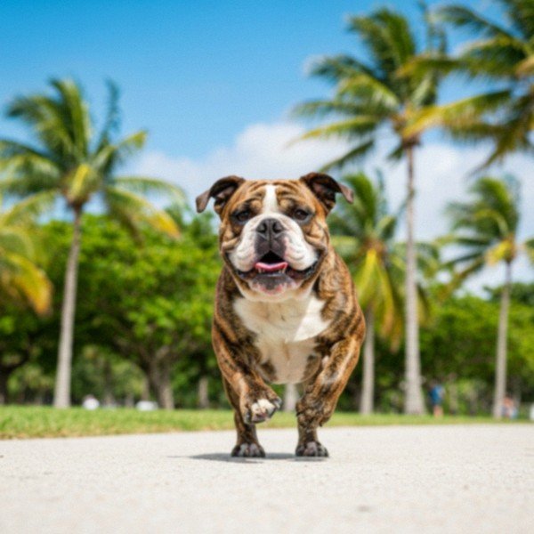 English Bulldog in Miami, Florida