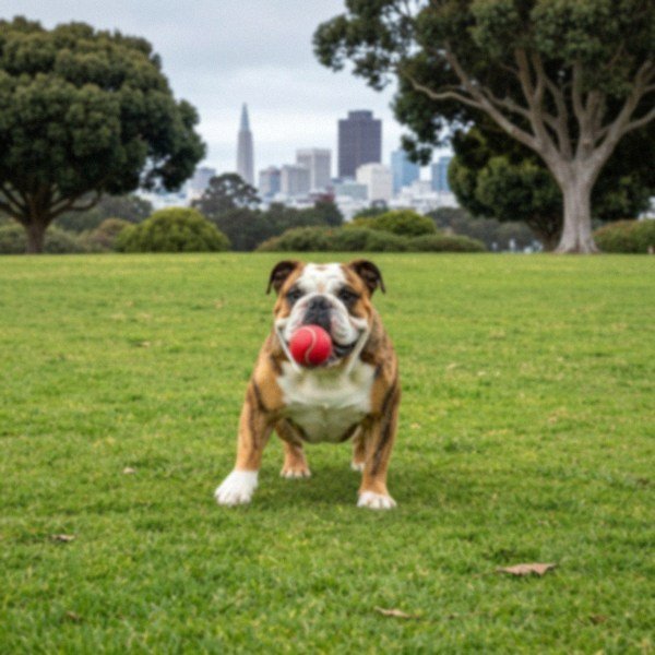 English Bulldog in Oakland, California