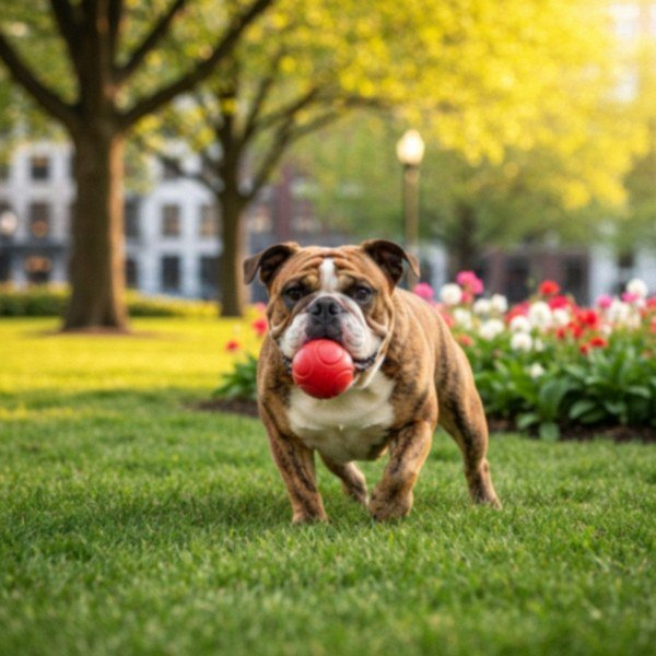 English Bulldog in Philadelphia, Pennsylvania