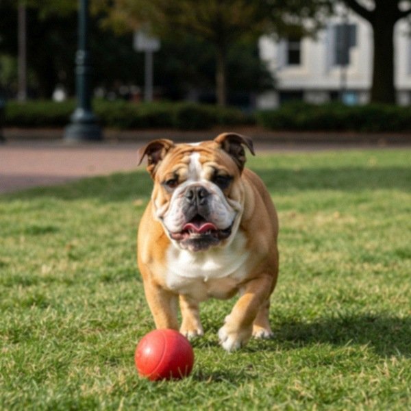 English Bulldog in Portland, Oregon