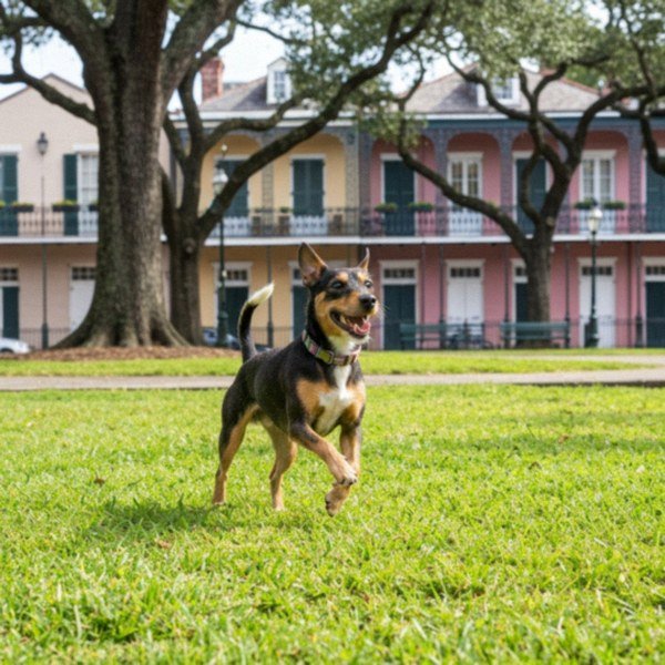 Rat Terrier in New Orleans, Louisiana