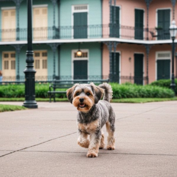 Shorkie in New Orleans, Louisiana