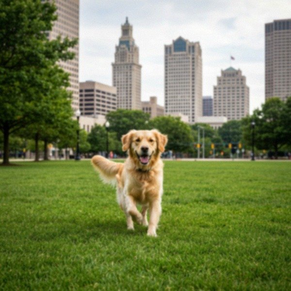 golden retriever in Milwaukee, Wisconsin