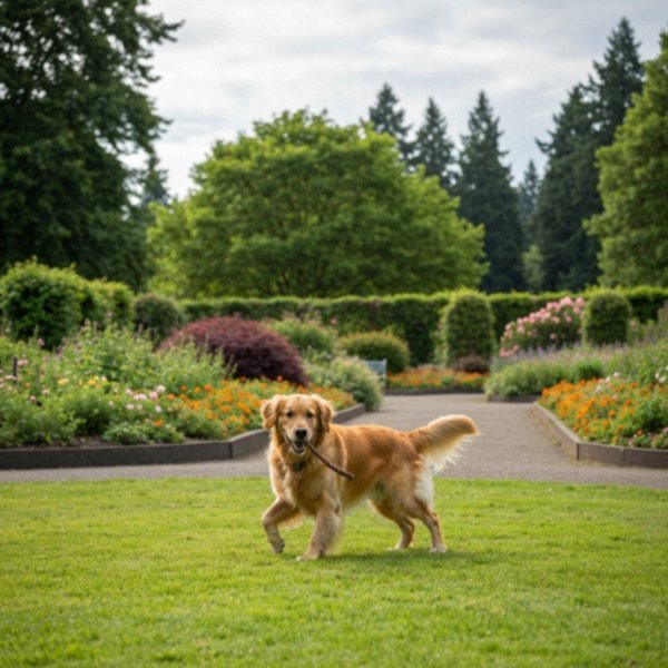 golden retriever in Portland, Oregon