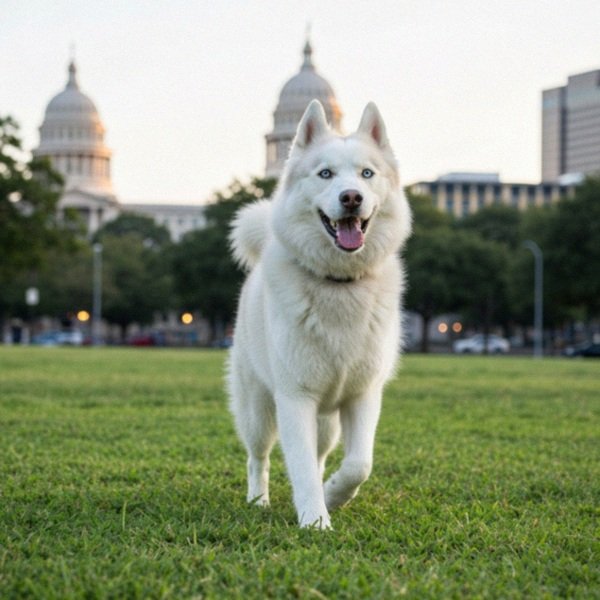 husky in Austin, Texas