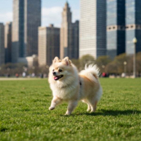 pomeranian in Chicago, Illinois