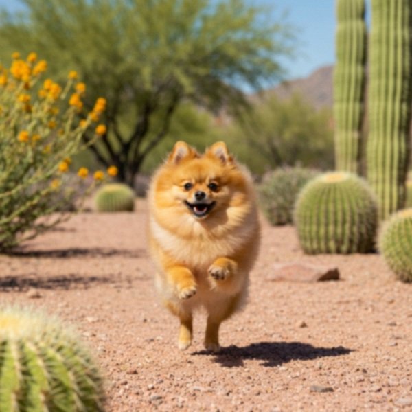 pomeranian in Tucson, Arizona