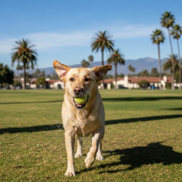 labrador retriever in Los Angeles, California