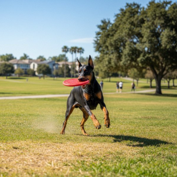 doberman in Irvine, California