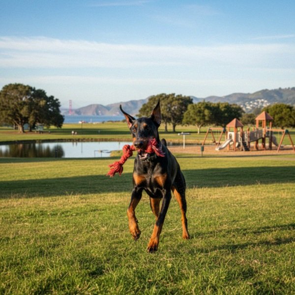 doberman in Oakland, California