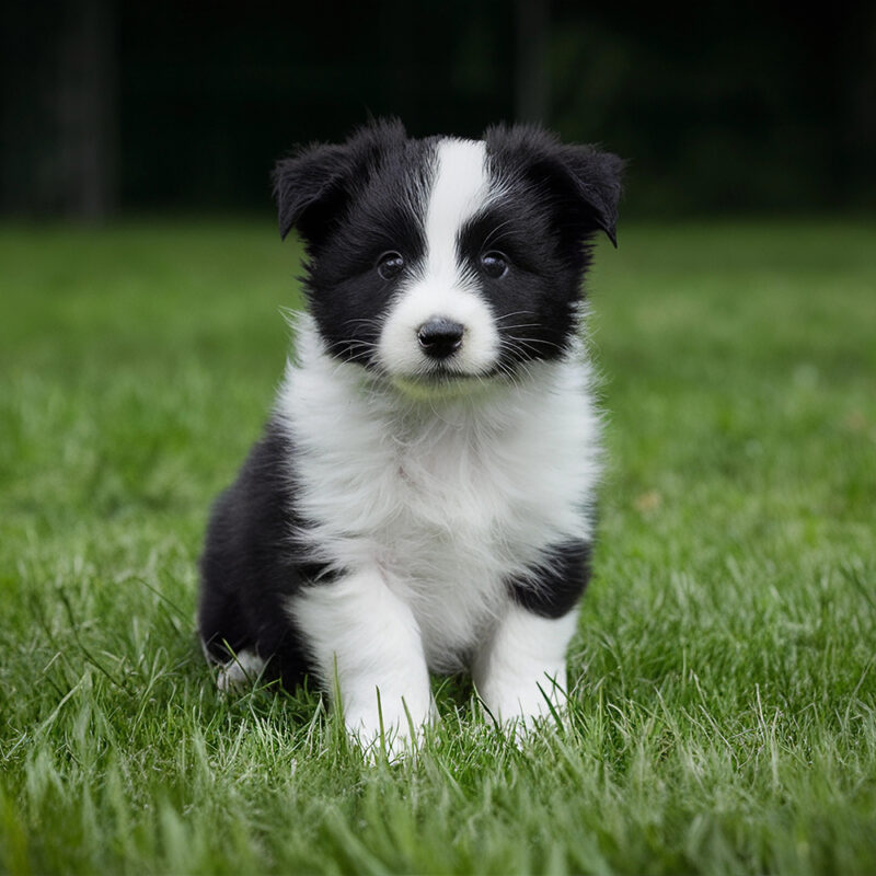 border collie puppy outside in grass border collie puppy outside in grass
