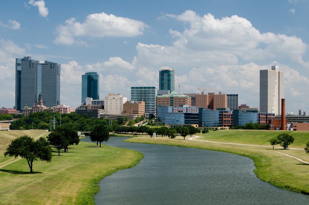 Skyline of downtown Fort Worth