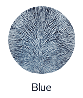 blue fur sample