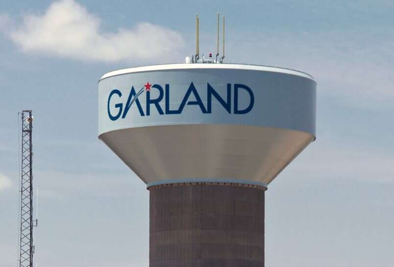 garland water storage tank