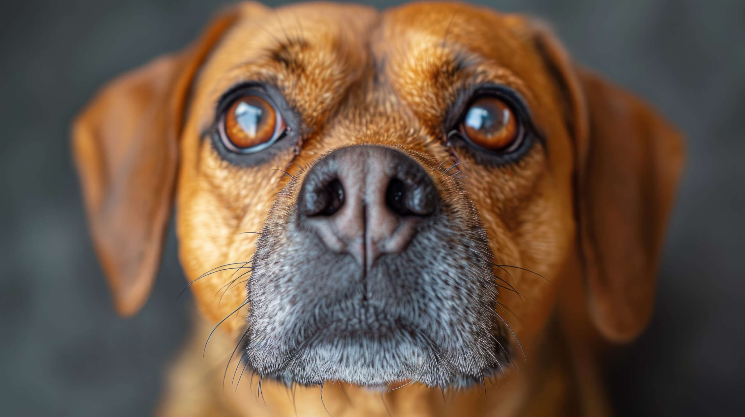 Close-up picture of a brown Chug.